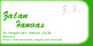 zalan hamvas business card